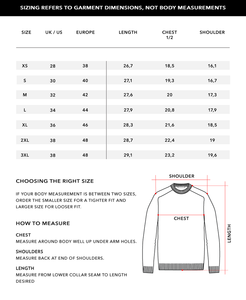 Size Chart 2