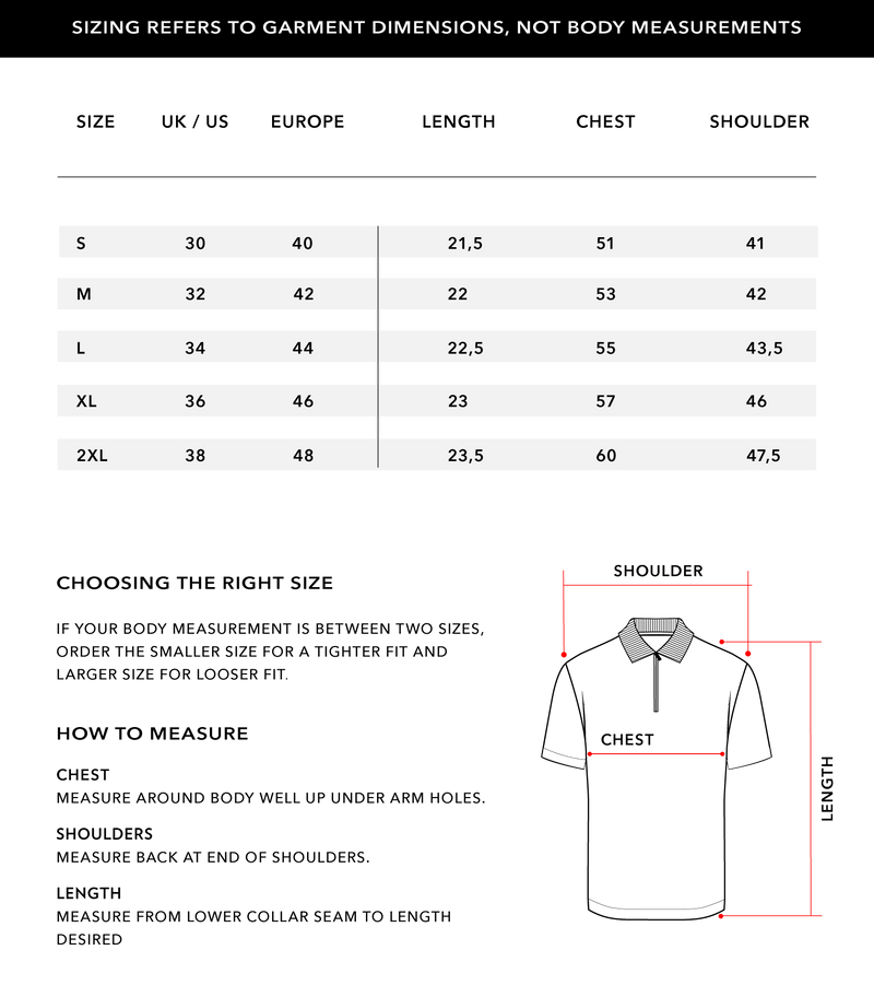 Size Chart 1