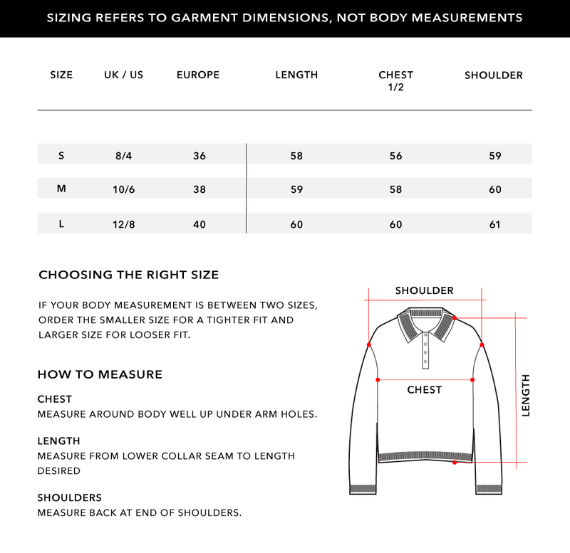 Size Chart 1