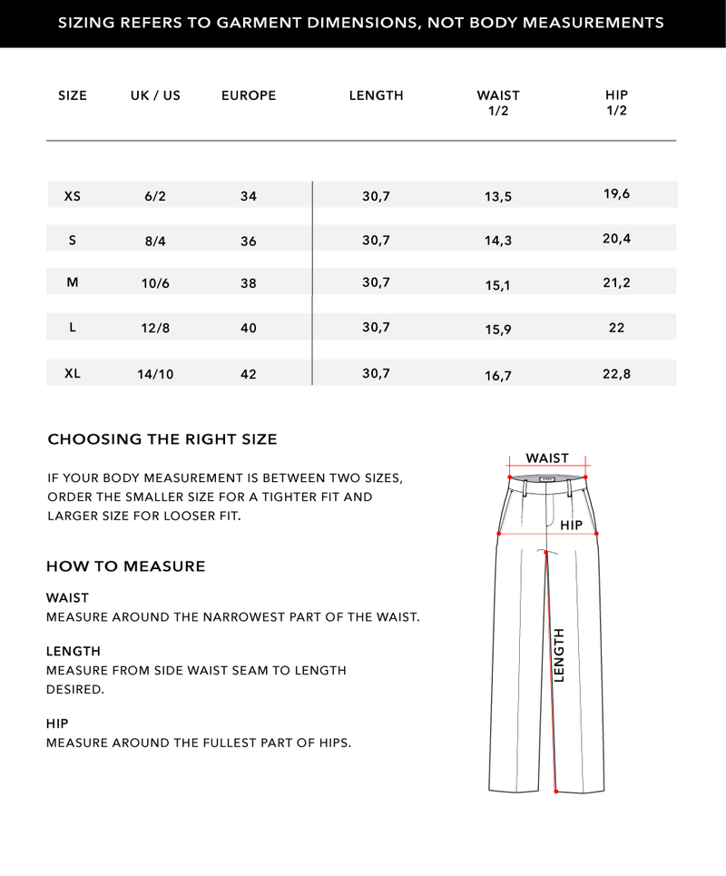 Size Chart 2