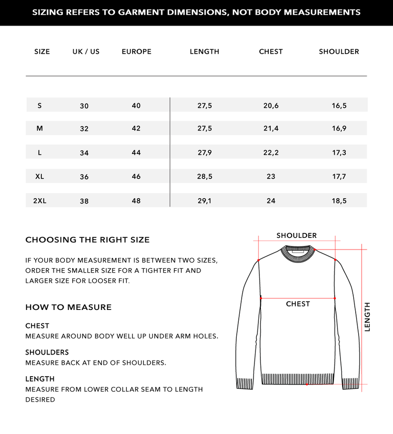 Size Chart 2