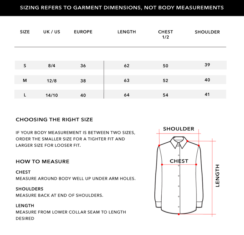 Size Chart 1