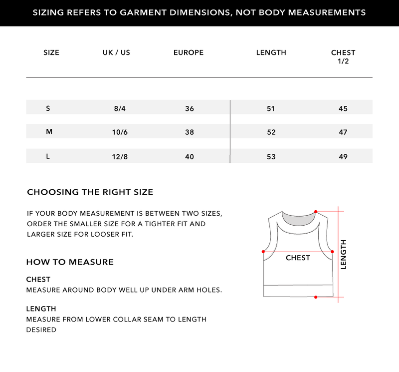 Size Chart 1
