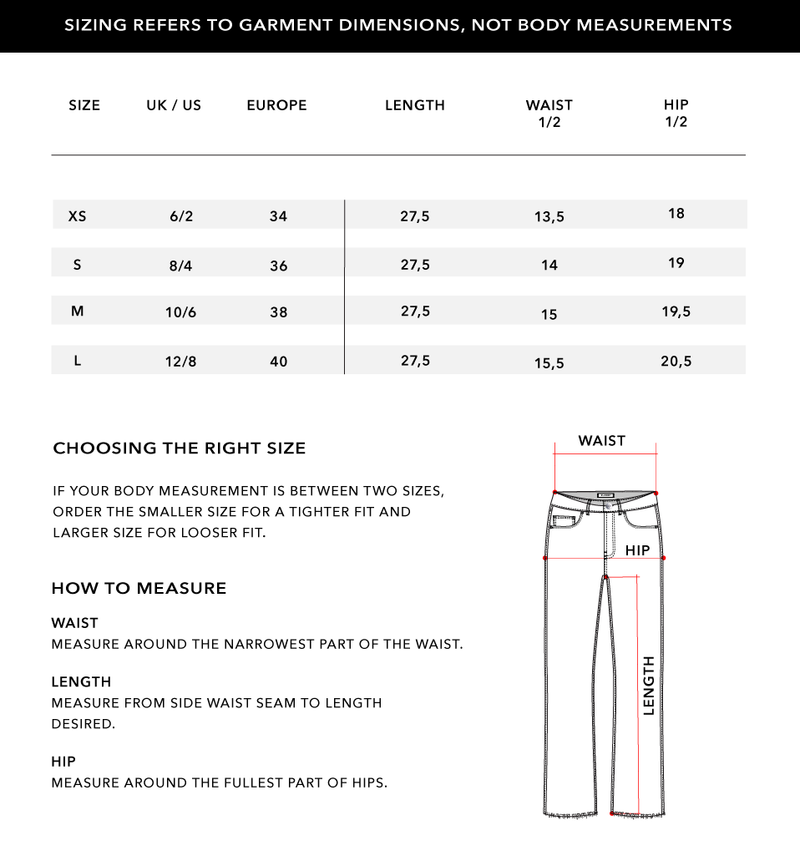 Size Chart 2