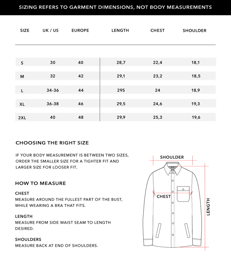 Size Chart 2