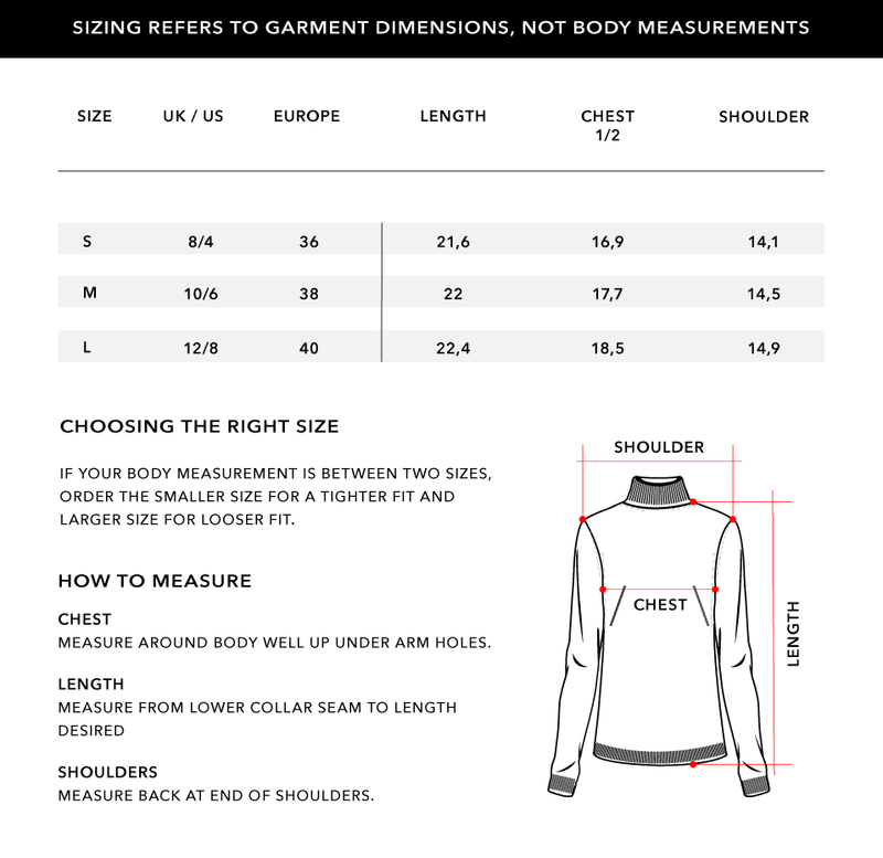 Size Chart 2