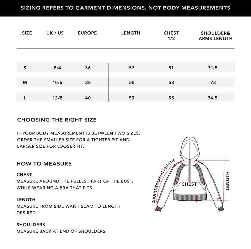 Size Chart 1