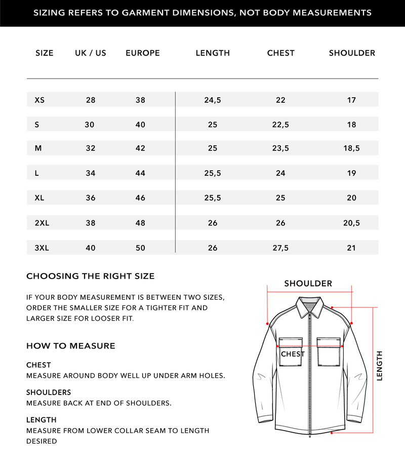 Size Chart 2