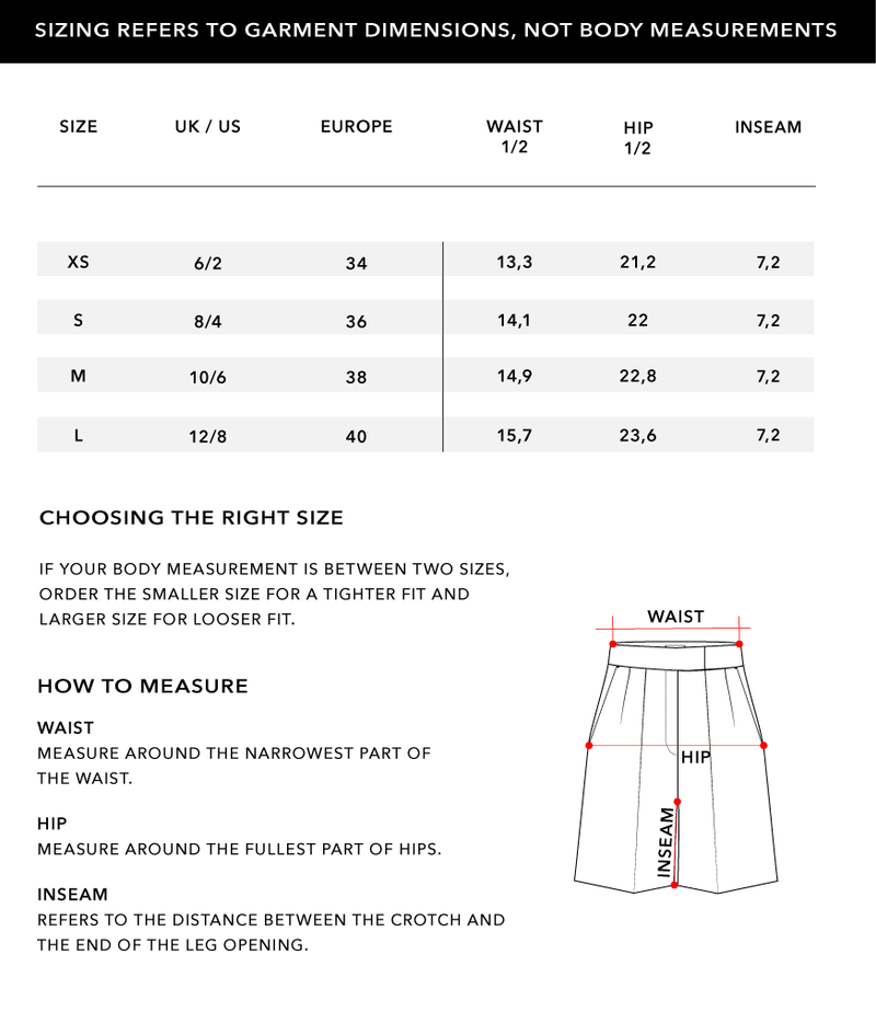 Size Chart 2