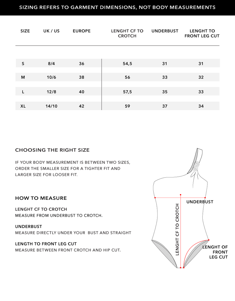Size Chart 1