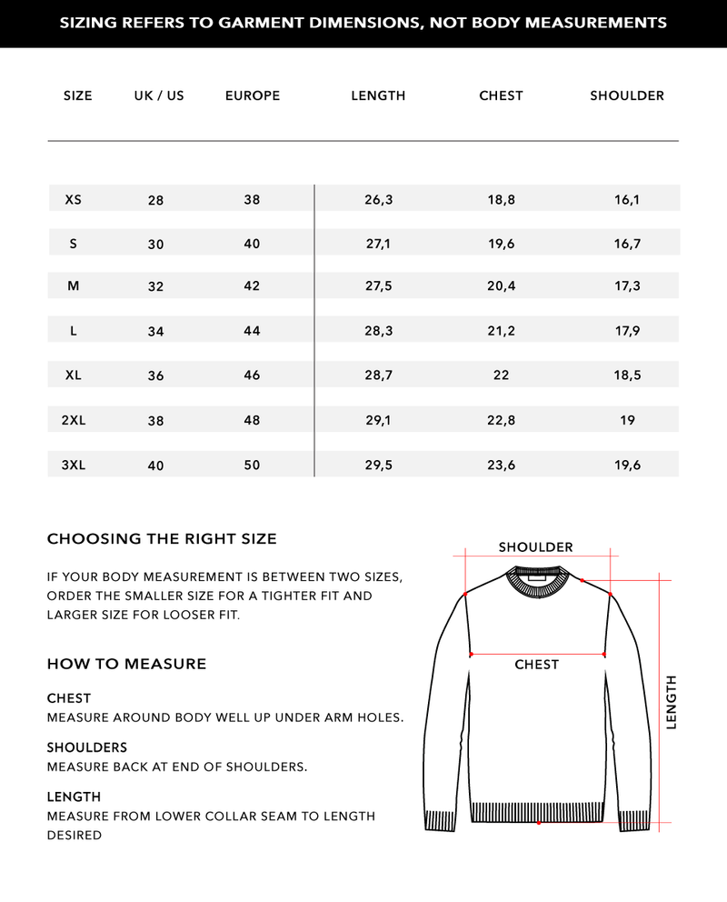 Size Chart 2
