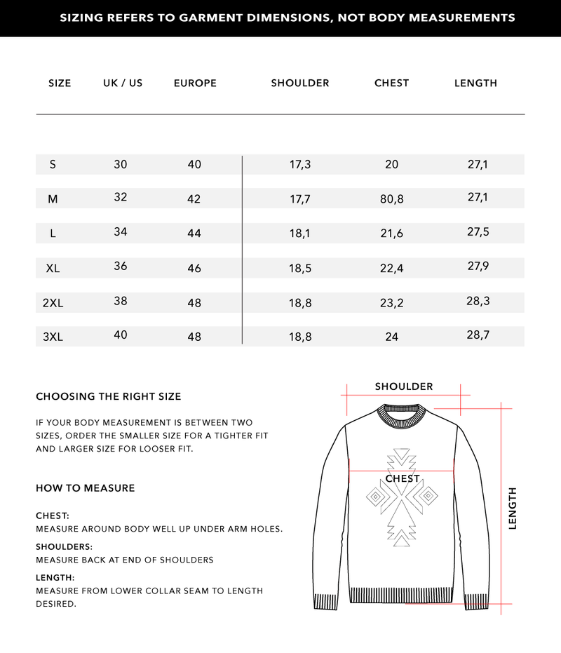 Size Chart 2