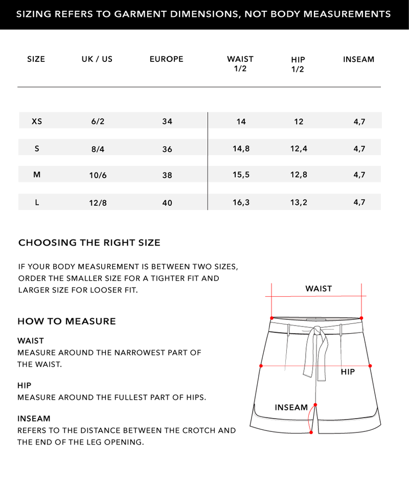 Size Chart 2