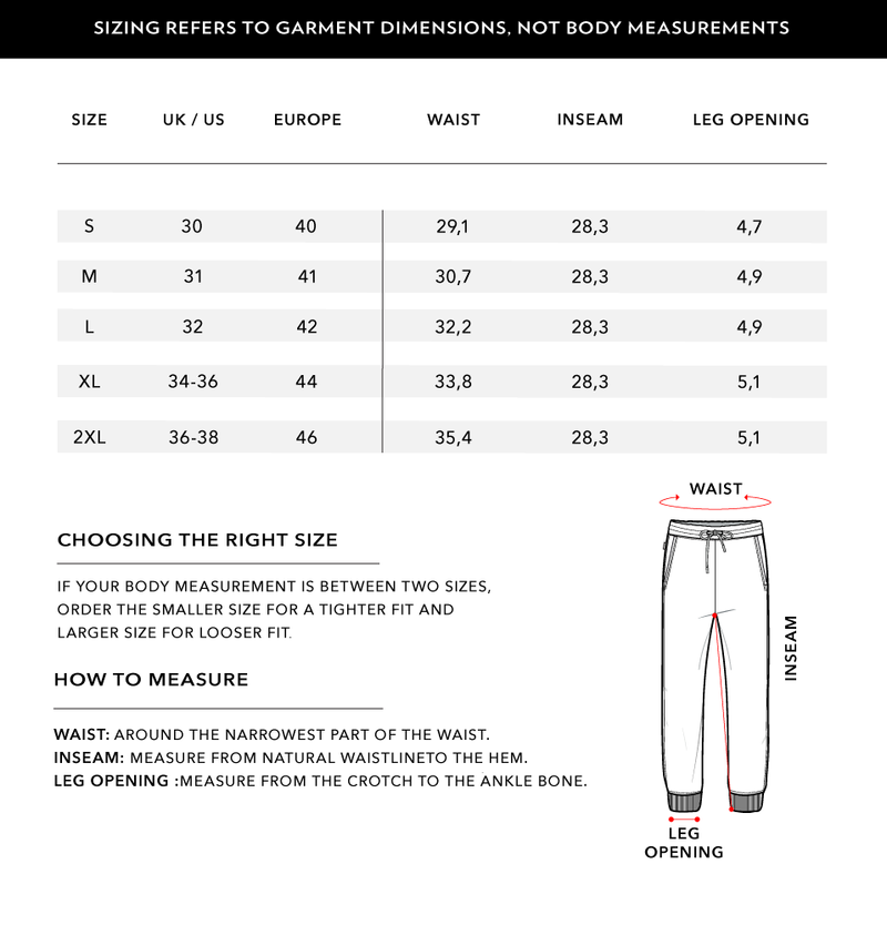 Size Chart 2
