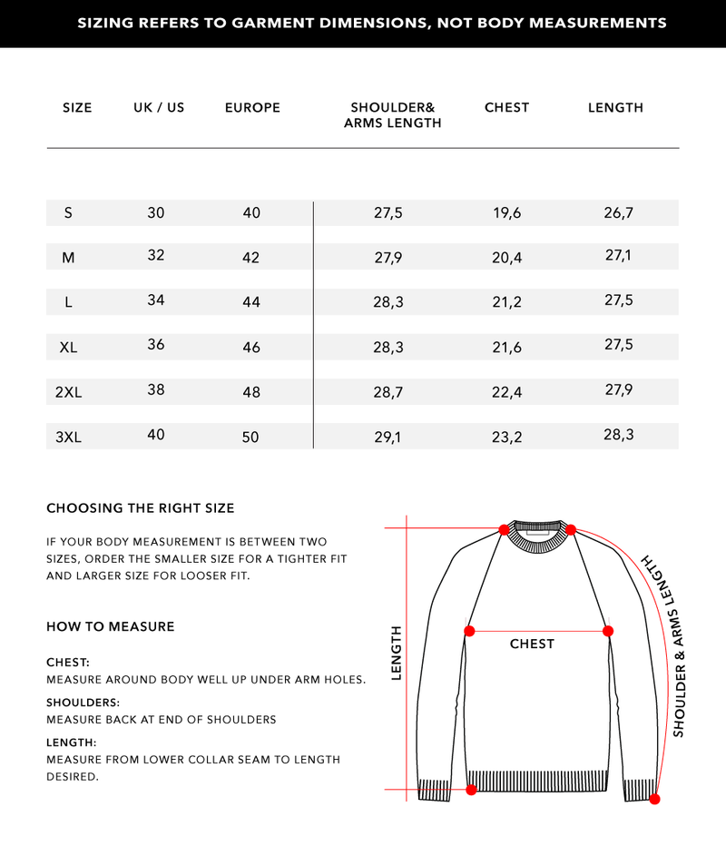 Size Chart 2