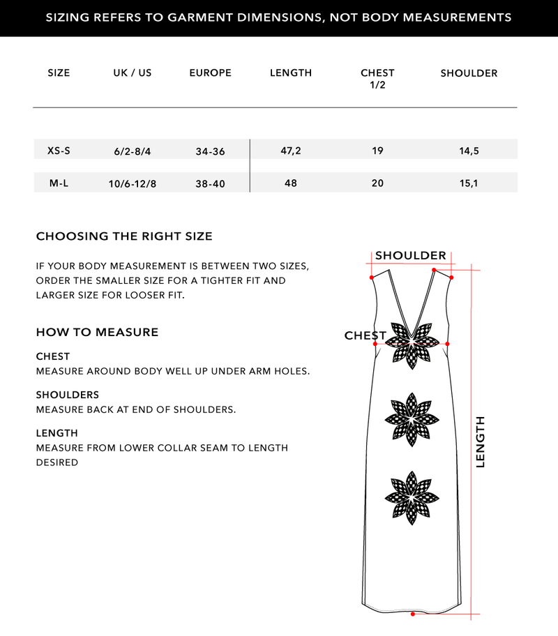Size Chart 2