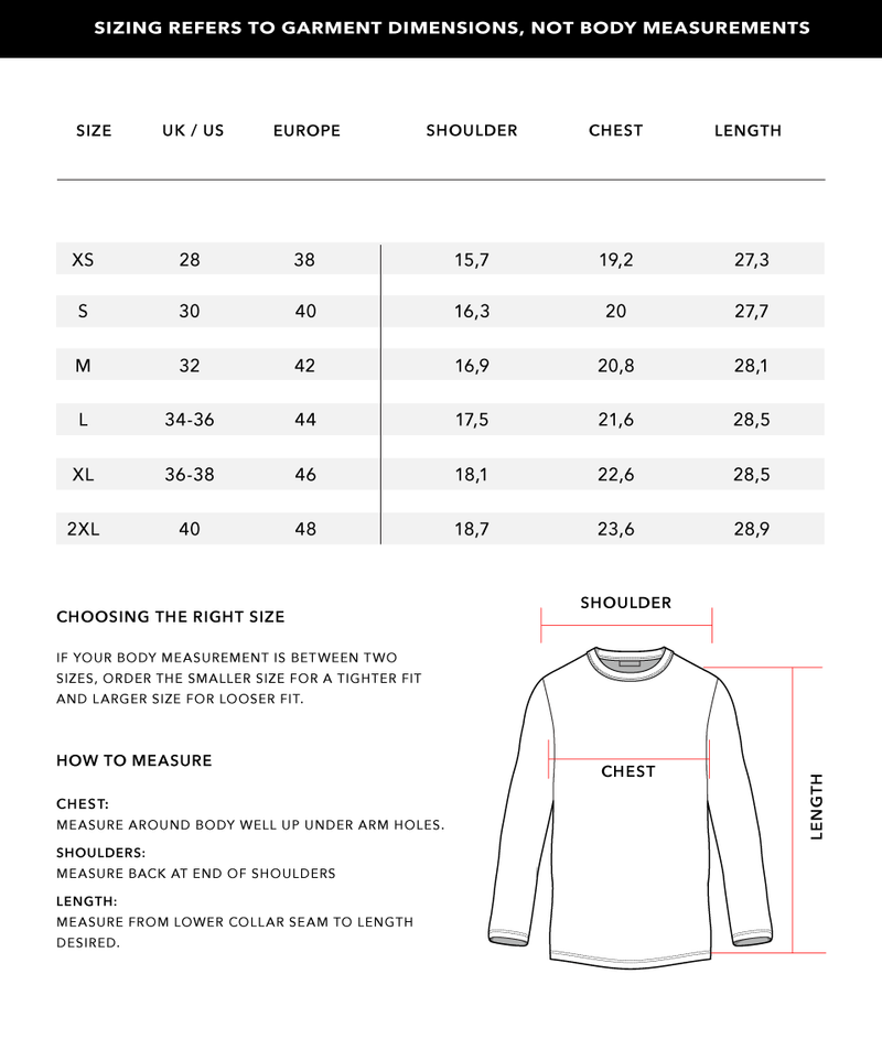 Size Chart 2