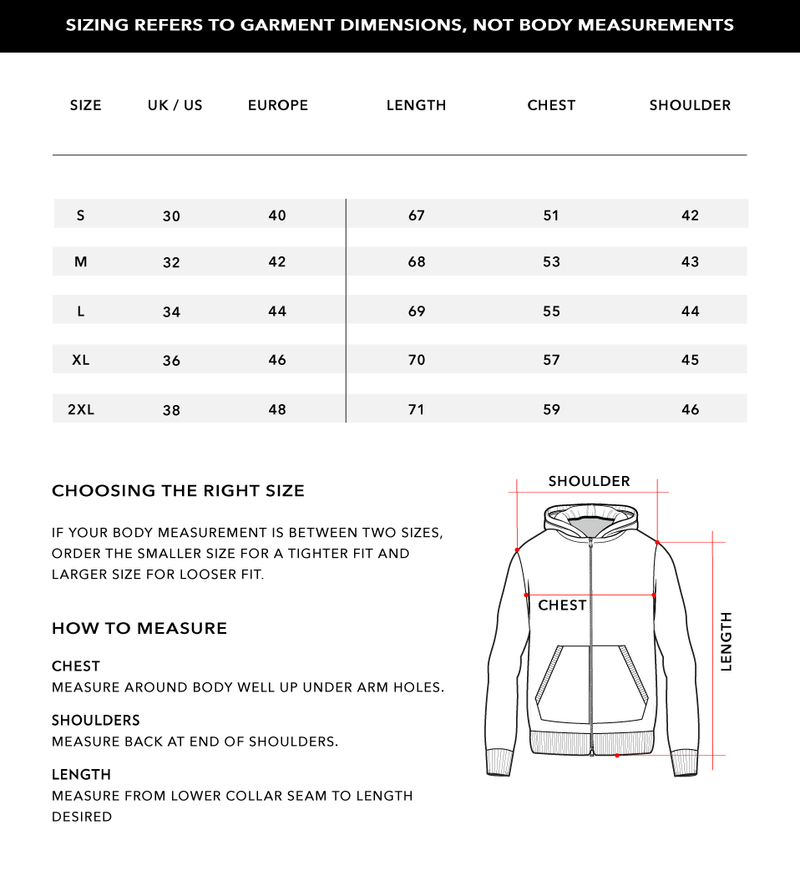 Size Chart 1