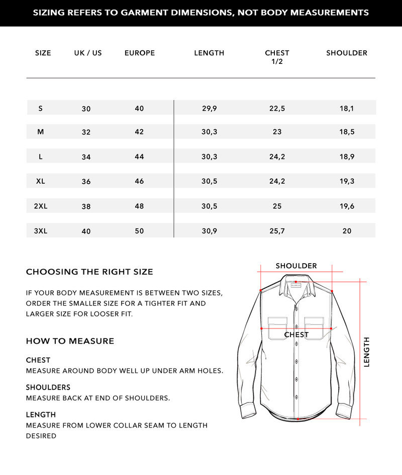 Size Chart 2