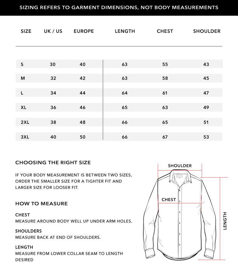 Size Chart 1