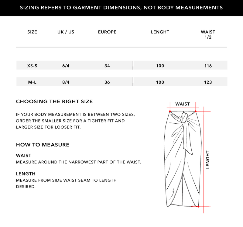 Size Chart 1