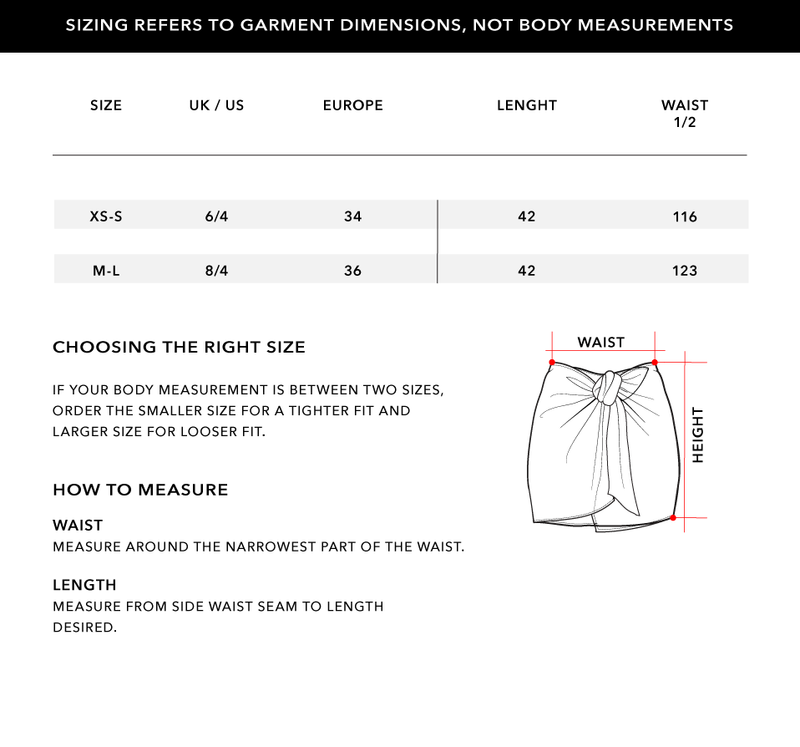 Size Chart 1