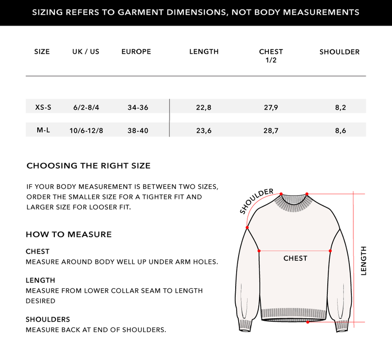 Size Chart 2