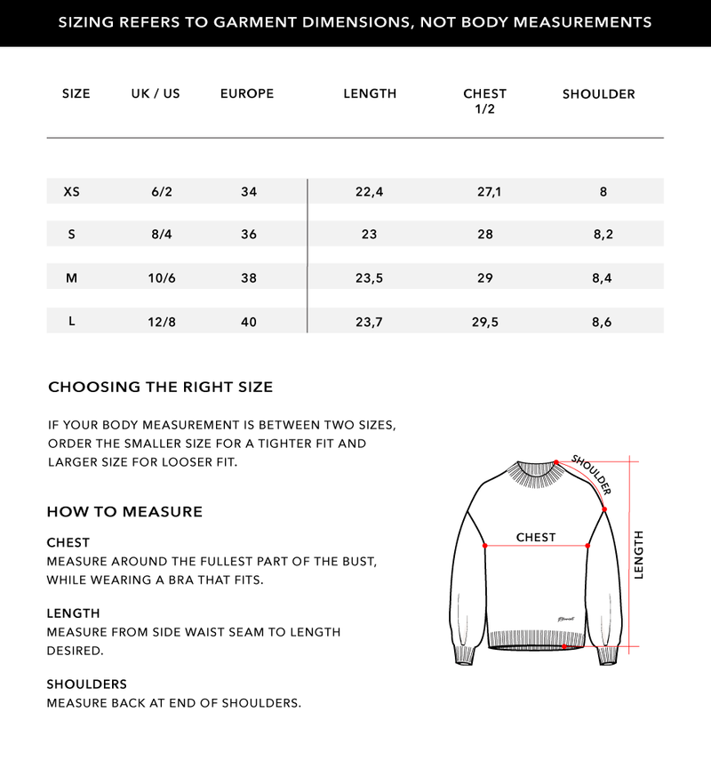 Size Chart 2