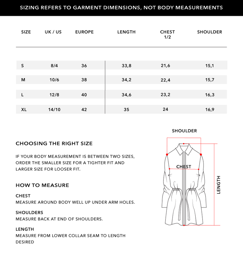 Size Chart 2