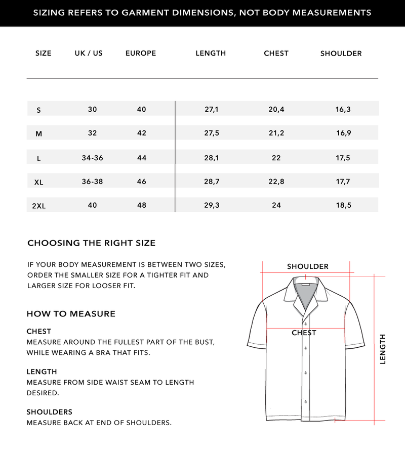 Size Chart 2