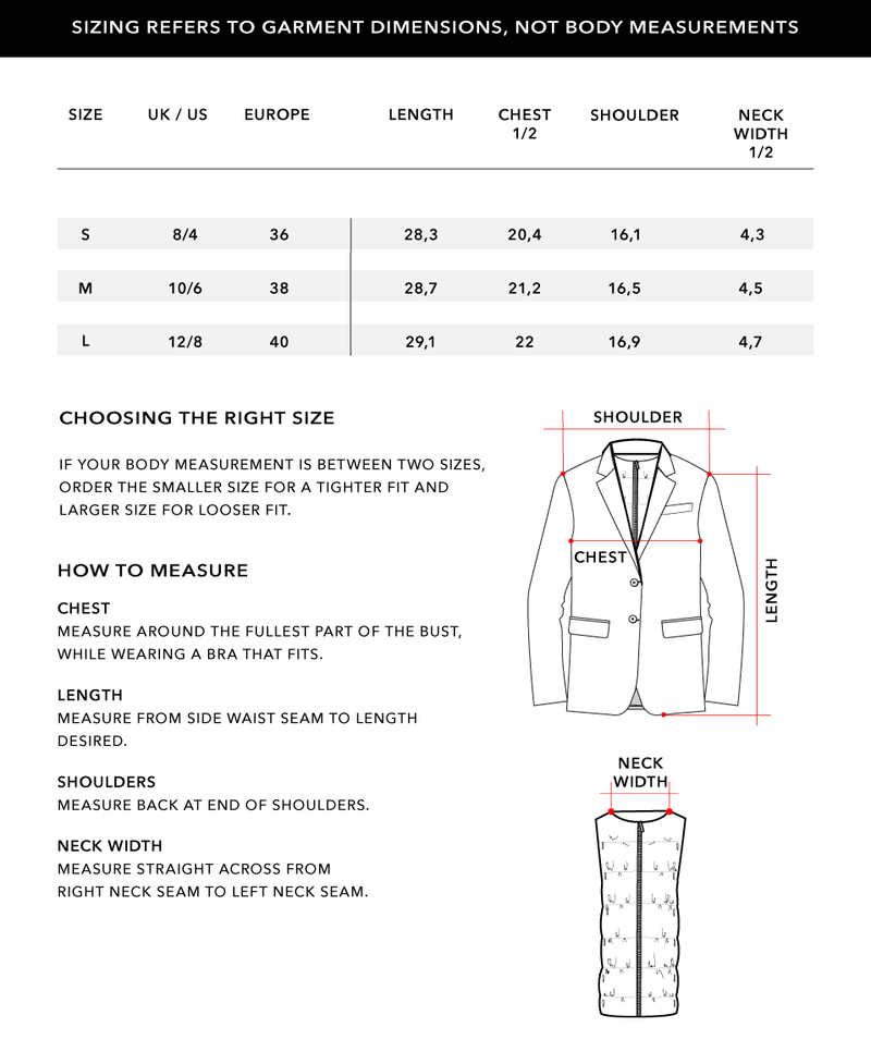 Size Chart 2