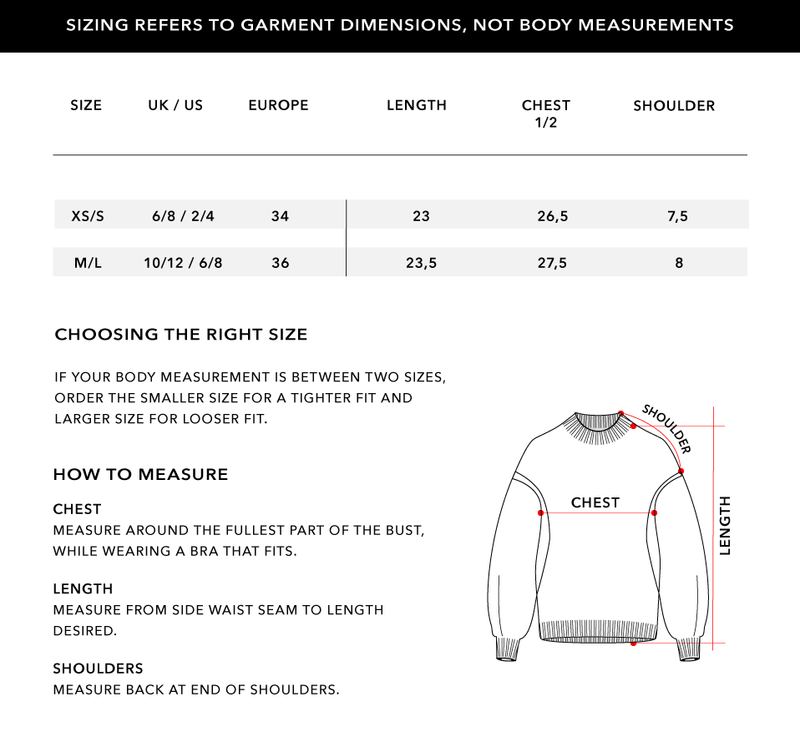 Size Chart 2