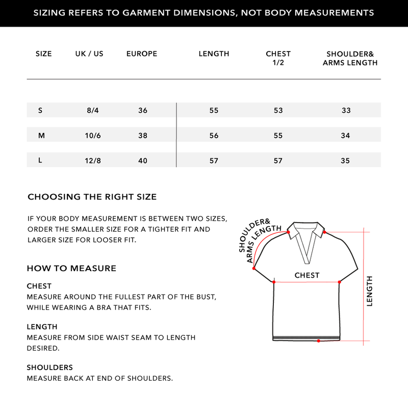 Size Chart 1