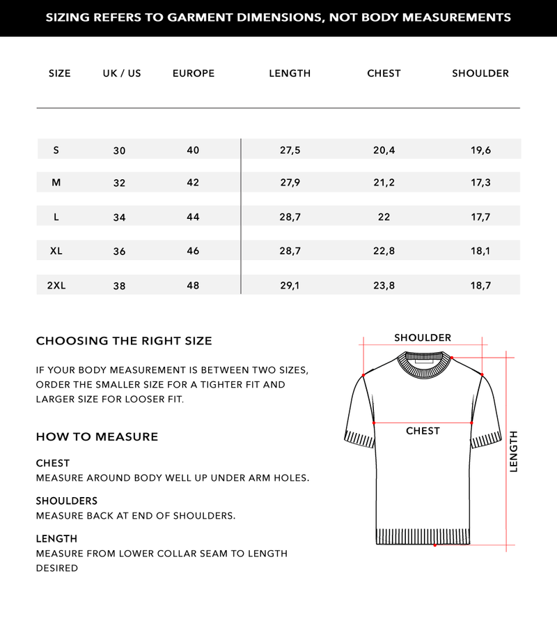 Size Chart 2