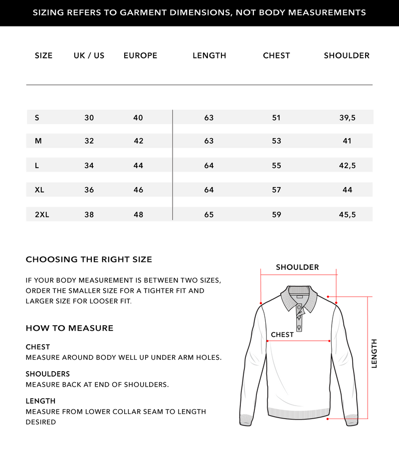 Size Chart 1