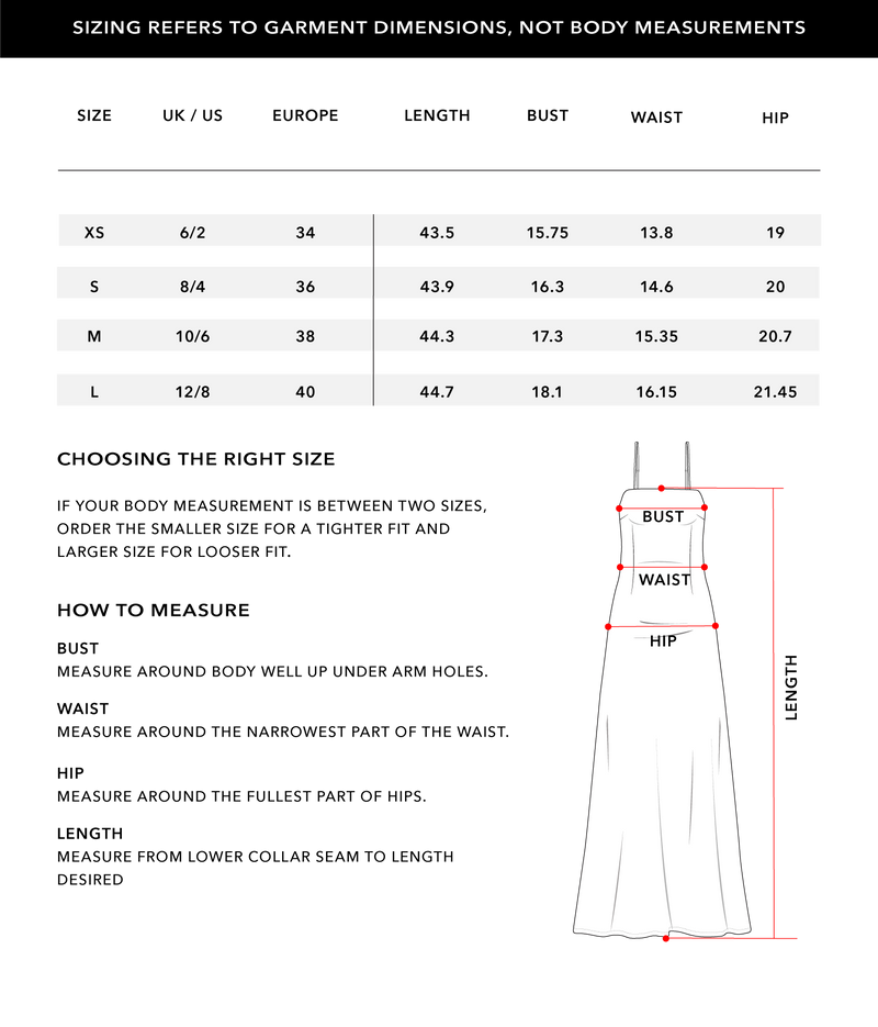 Size Chart 2