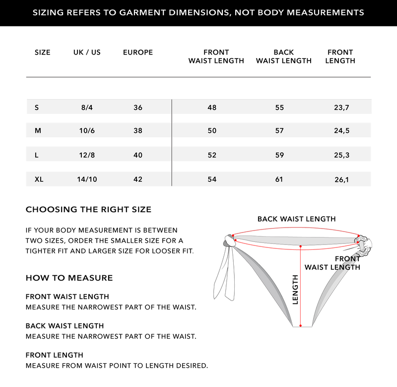 Size Chart 1