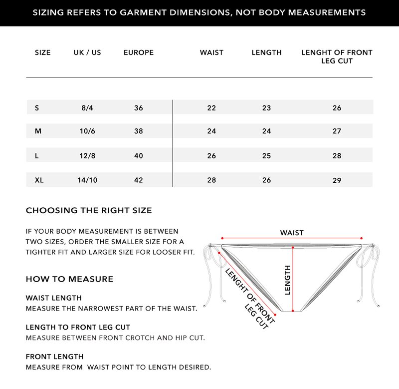 Size Chart 1