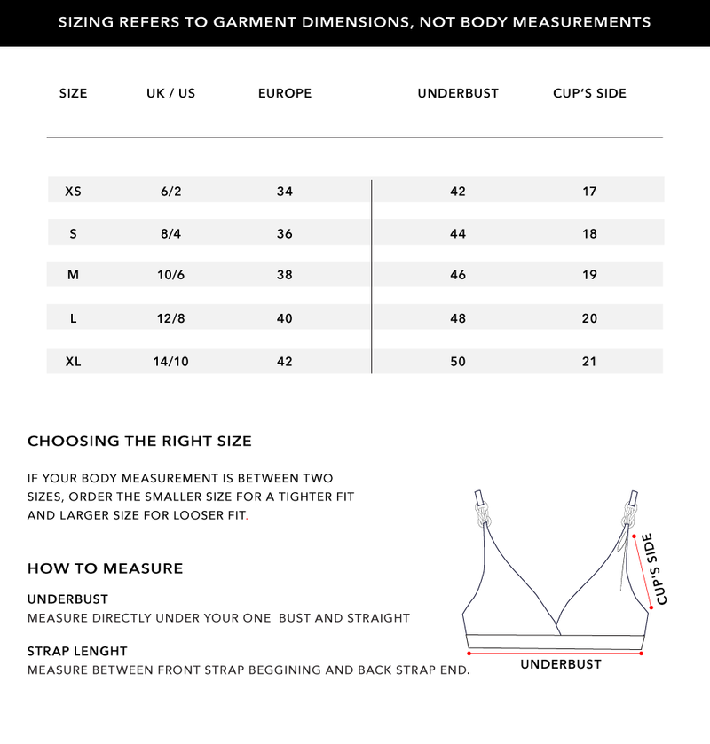 Size Chart 1