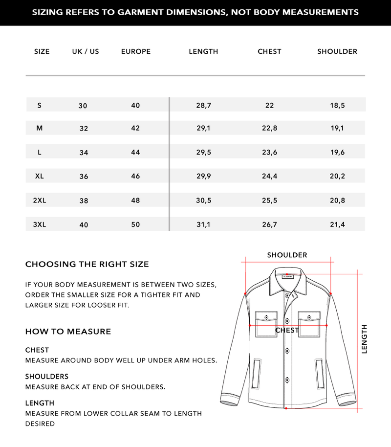 Size Chart 2