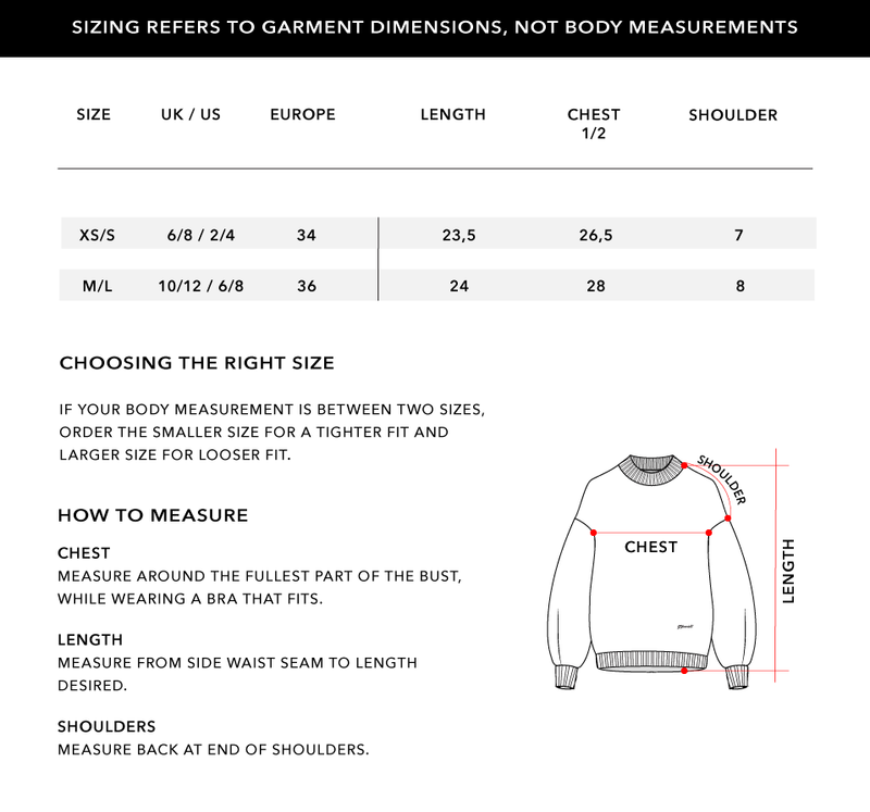 Size Chart 2