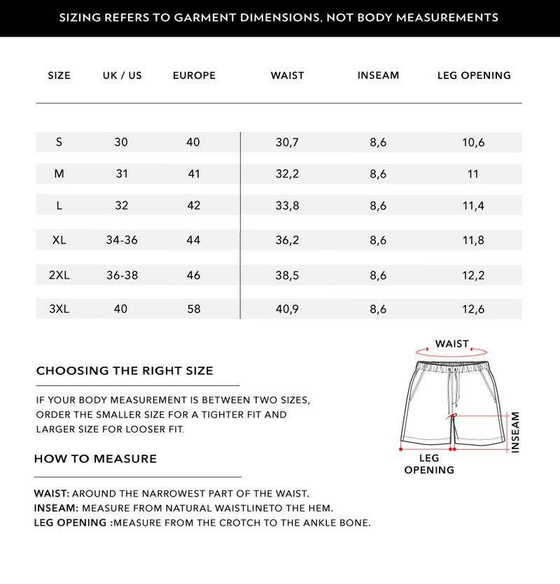 Size Chart 2