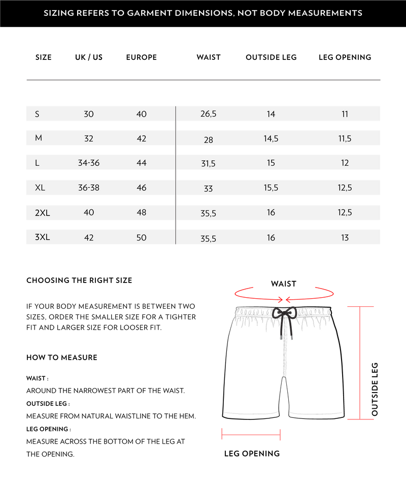 Size Chart 2