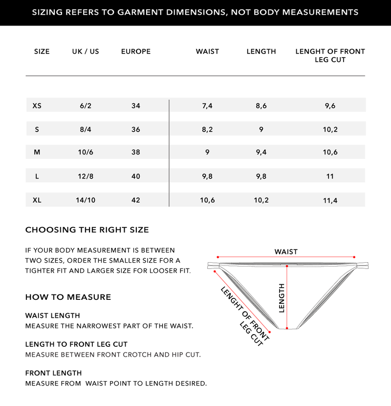 Size Chart 2