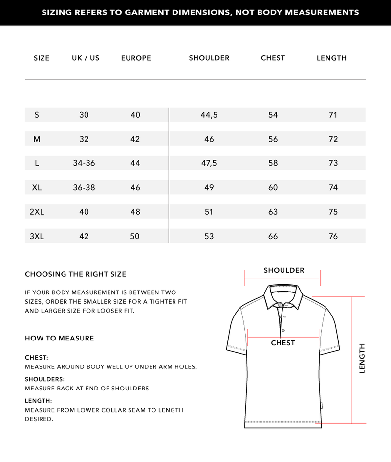 Size Chart 1