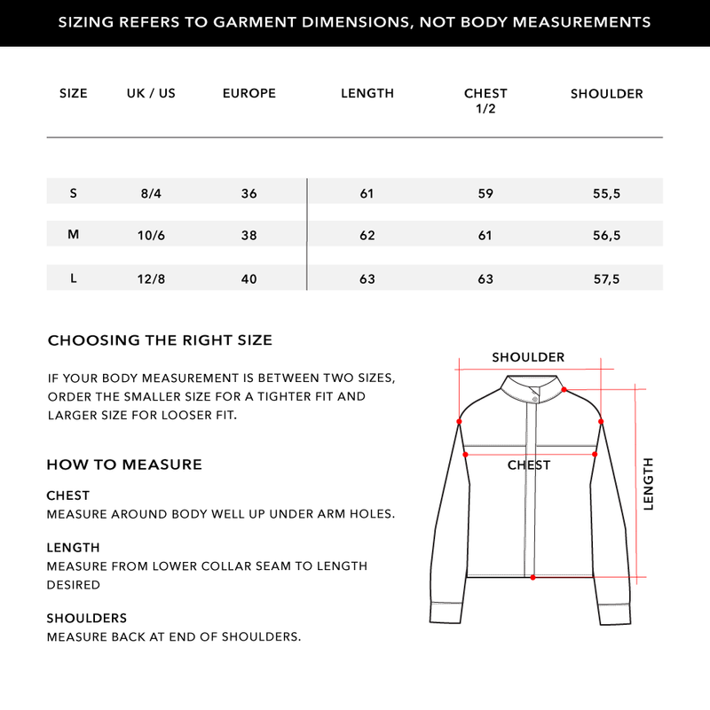 Size Chart 1