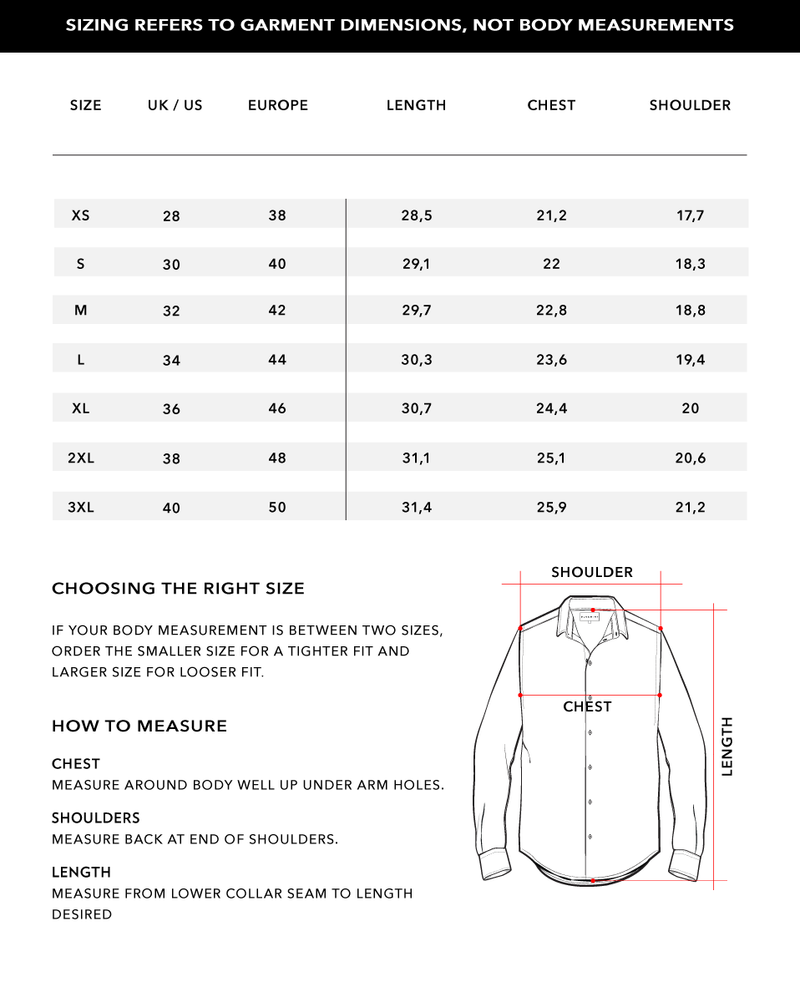 Size Chart 2