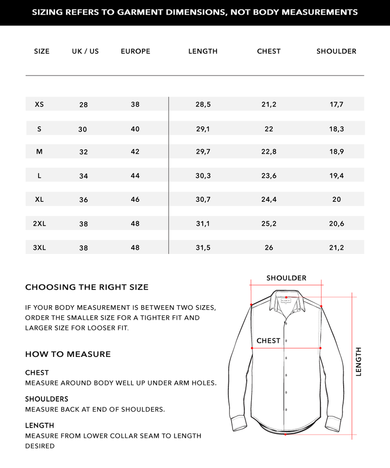 Size Chart 2