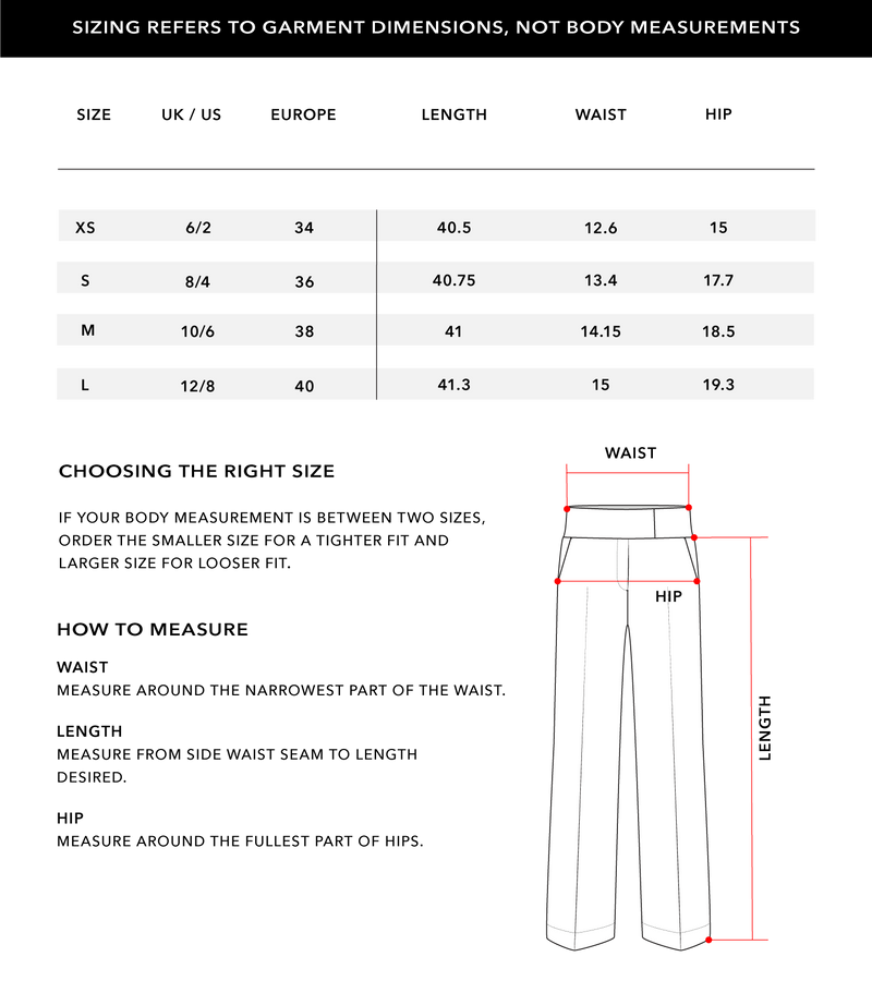 Size Chart 2