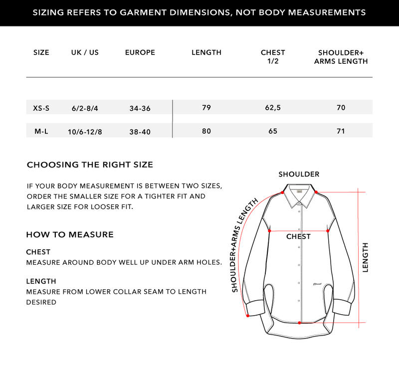 Size Chart 1
